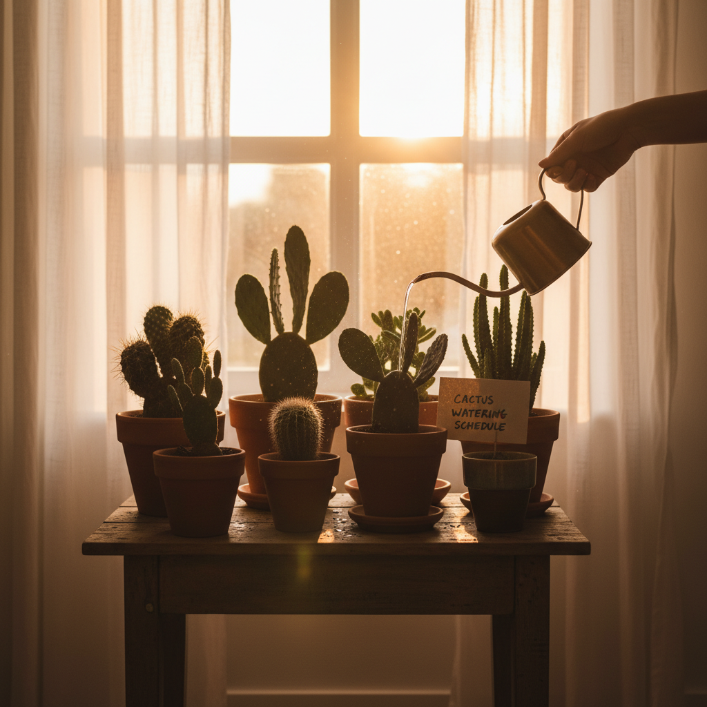 cactus watering schedule: the part most people get wrong