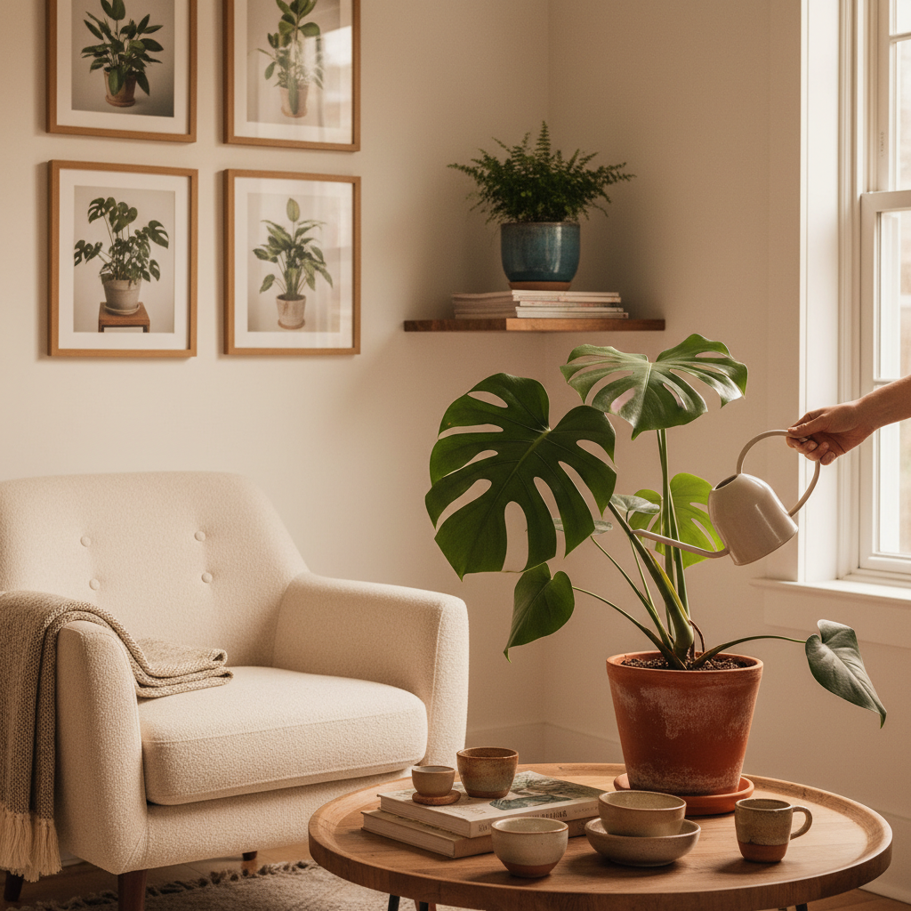 Monstera Watering: The Mistake I Kept Making Before My Plants Finally Stopped Sulking