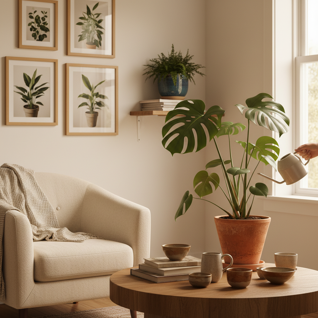 5 Monstera Watering Mistakes That Cause Yellow Leaves and Root Trouble