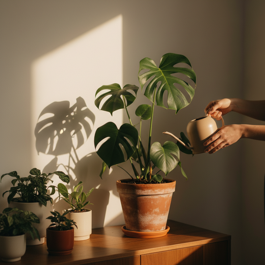 Monstera watering: what the pot is telling you, not the calendar