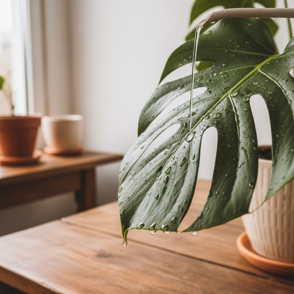 7 Monstera Watering Moves That Stop the Yellow Leaf Spiral